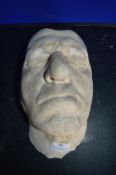 *Plaster Face Cast of Mike Marino
