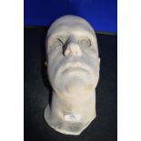 *Plaster Face Cast of John Puthiin