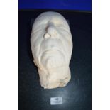 *Plaster Face Cast of Indian Actress Zohra Sehgal