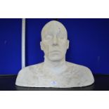 *Plaster Head & Shoulders Bust of Keith Buterbaugh