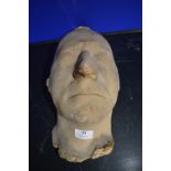 *Male Plaster Face Cast