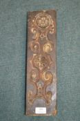 *Period Antique Carved Wooden Mould for Plaster Architectural Detail
