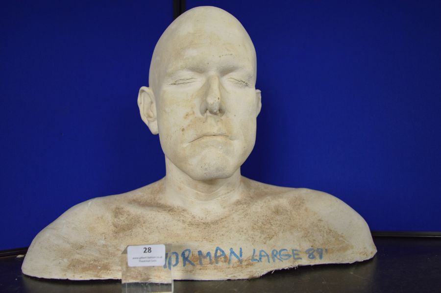 *Solid Plaster Head & Shoulders Bust of Norman Large 1989 - Image 2 of 4