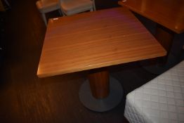 *Square Pedestal Table 70x70cm