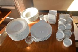 *Assortment White Tableware: Bowls, Ramekins, Jugs