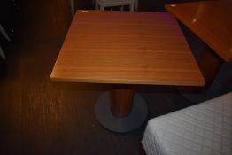 *Square Pedestal Table 70x70cm