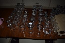 *Assortment of Brandy, Coffee, Wine, and Other Glasses