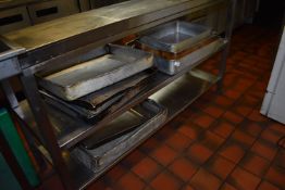 *Quantity of Stainless Steel Baking Trays