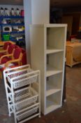 *Plastic Storage Trolley, Pigeonhole Unit, and a P