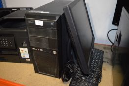 *Desktop PC with Dell Monitor, Keyboard and Mouse
