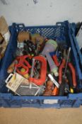 Small G-Clamps, Screws, Screwdrivers, Pliers, etc.