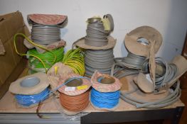 *Ten Part Reels of Various Cable Including Heavy D