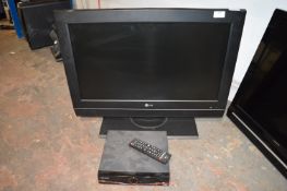 *LG TV and a DVD Plater with Remotes