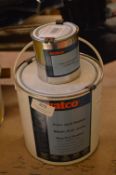 *Tin of Flow Joint Sealant and a Tin of Curing Age