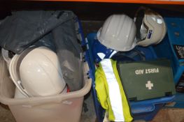 *Two Boxes of Hardhats, First Aid Kit, and Hi-Vis