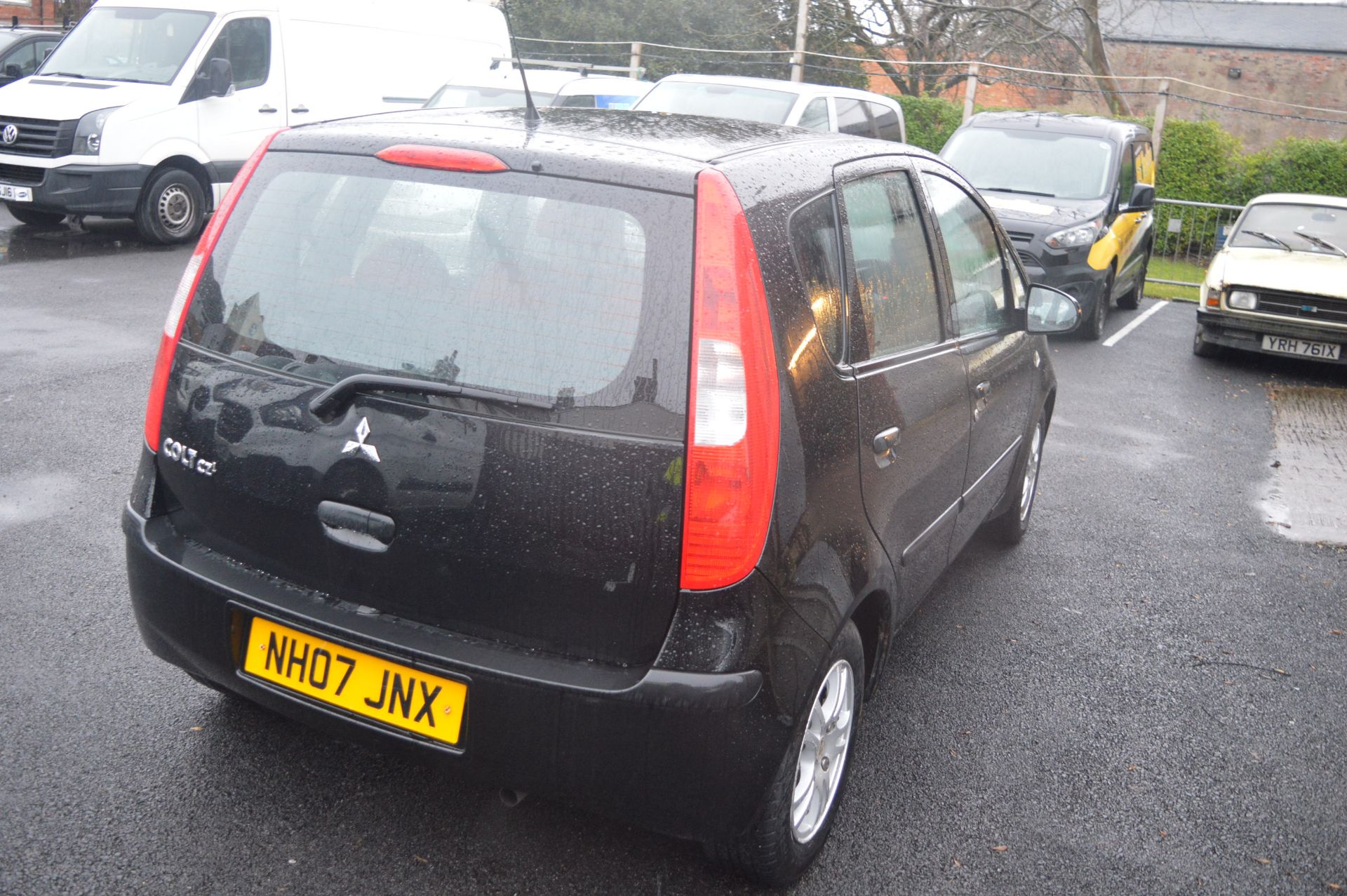 Mitsubishi Colt CZi 5-Door Hatchback (black) Reg: NH07 JNX, Mileage: 94369 - Image 3 of 7