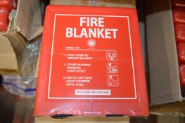 *Ten 120x120cm Fire Blankets