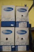 *Four Boxes of Cat 5e Cable