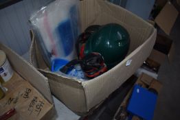 *Box of PPE Including Ear Defenders and Hardhats