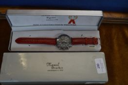 Gent's Boxed Wristwatch by Marcel Drucker