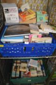 Cage Lot of Assorted Books (cage and crates not in