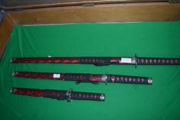 Trio of Japanese Swords