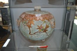 Large Decorative Oriental Lidded Pot (AF)