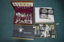 Cutlery Canteens, Boxed Cutlery, Cake Stand, etc.