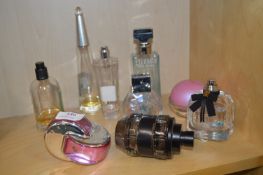Nine Part Tester Bottles of Assorted Fragrances