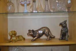 Three Dog Figures