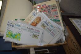 Stamp Albums, First Day Covers, etc.