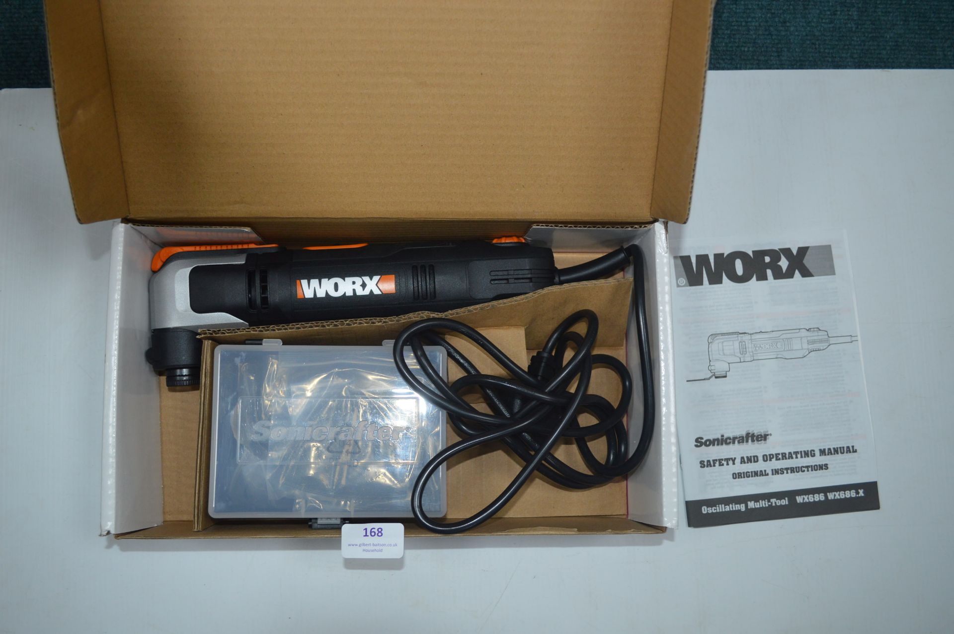 Worx 250w Sonicrafter Kit with Accessories