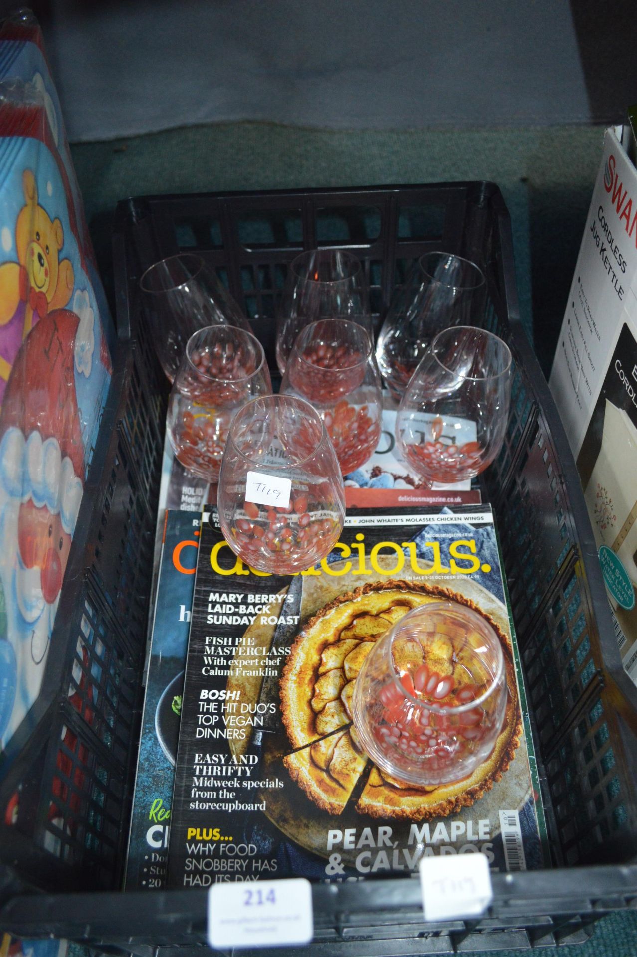 BBC Delicious Magazines plus Stemless Drinking Gla