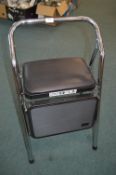 Chrome Folding Step Stool