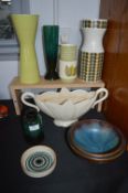 Hornsea Pottery, Poole, and Denby Vases etc.