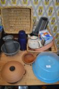 Kitchenware Including Le Creuset Casserole Dish