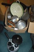 Kitchenware, Pans, Colanders, etc.