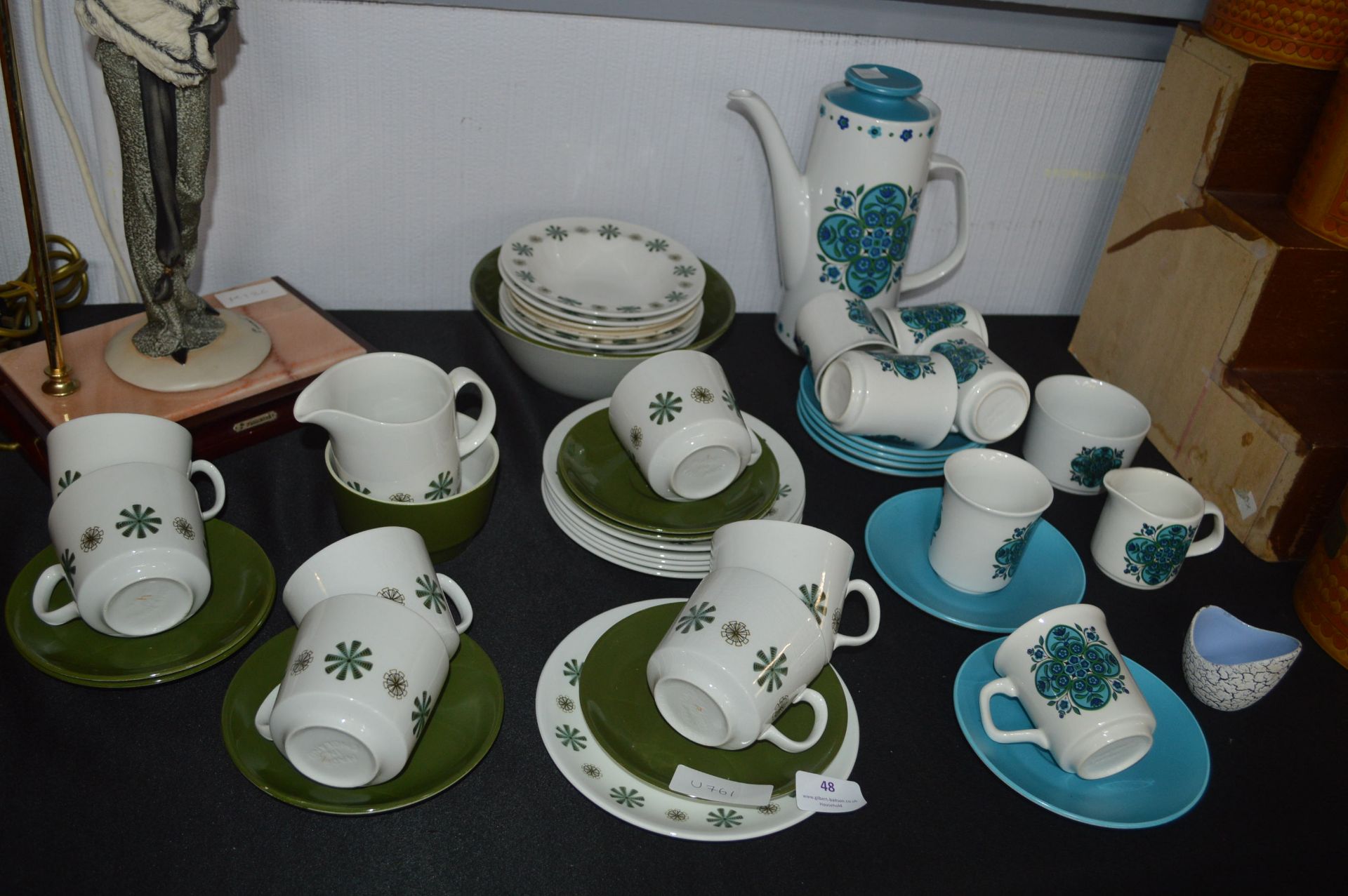 Retro Part Tea Sets by Meakin etc.