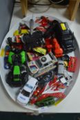 Tray Lot of Toy Vehicles