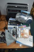 Assorted Electricals Including Collectible Radios,