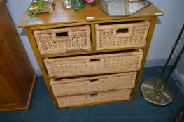 Storage Chest with Basket Style Drawers