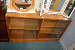 Antique Bookcase with Sliding Glass Doors