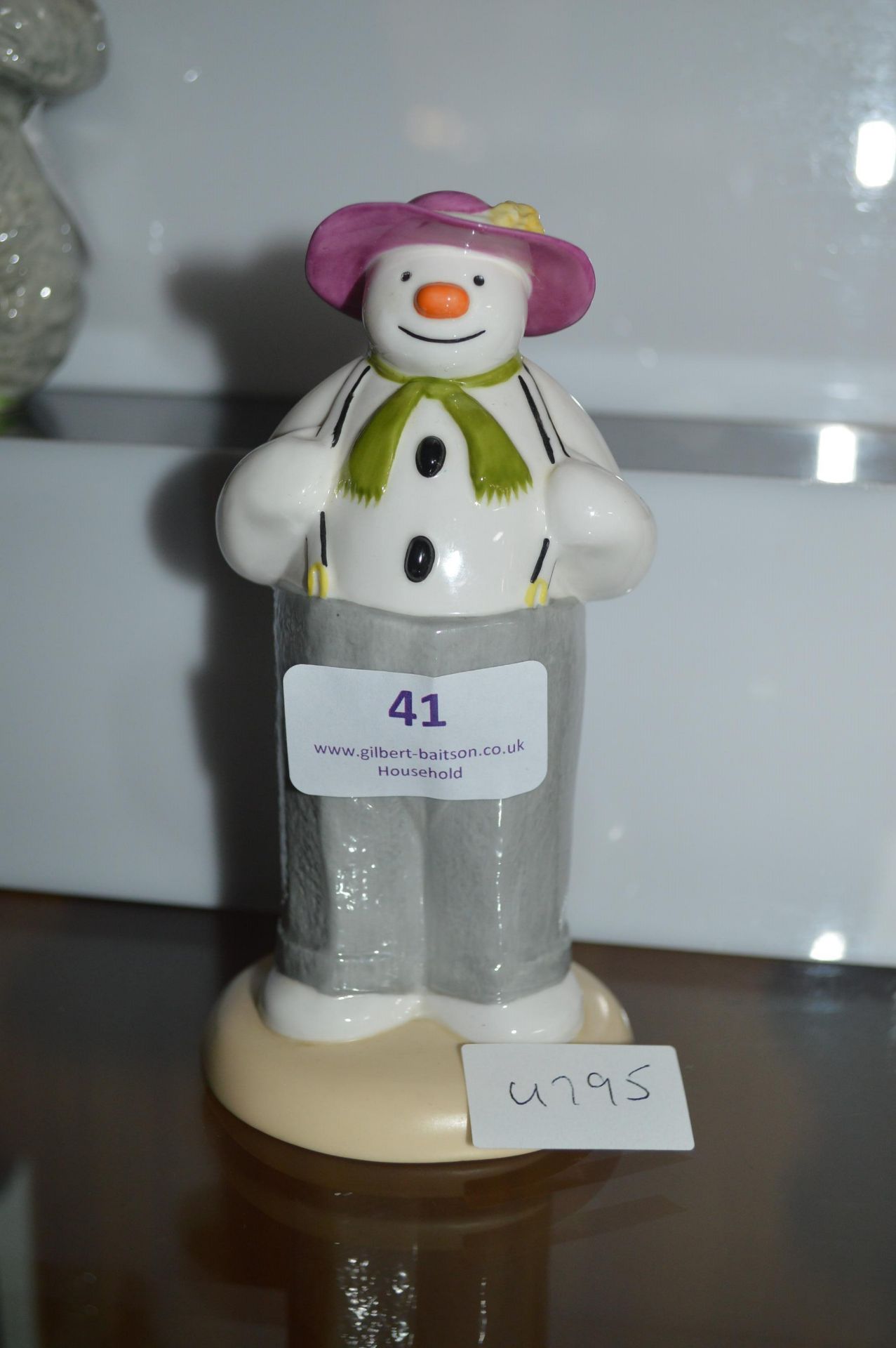 Coalport Snowman Figure