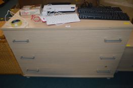 Three Drawer Bedroom Chest (matching lot 405)