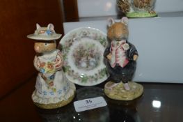 Royal Doulton Brambly Hedge Figures Puppy Eyebrigh