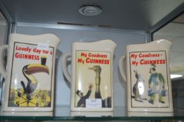 Reproduction Guinness Water Jugs