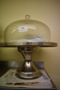 *Cake Dome on Stainless Steel Base