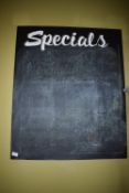 *Wall Mounted “Specials” Board