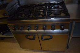 *Lincat Commercial Gas Six Burner Cooker over Oven