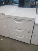 * 3 drawer pedestal filing cabinet